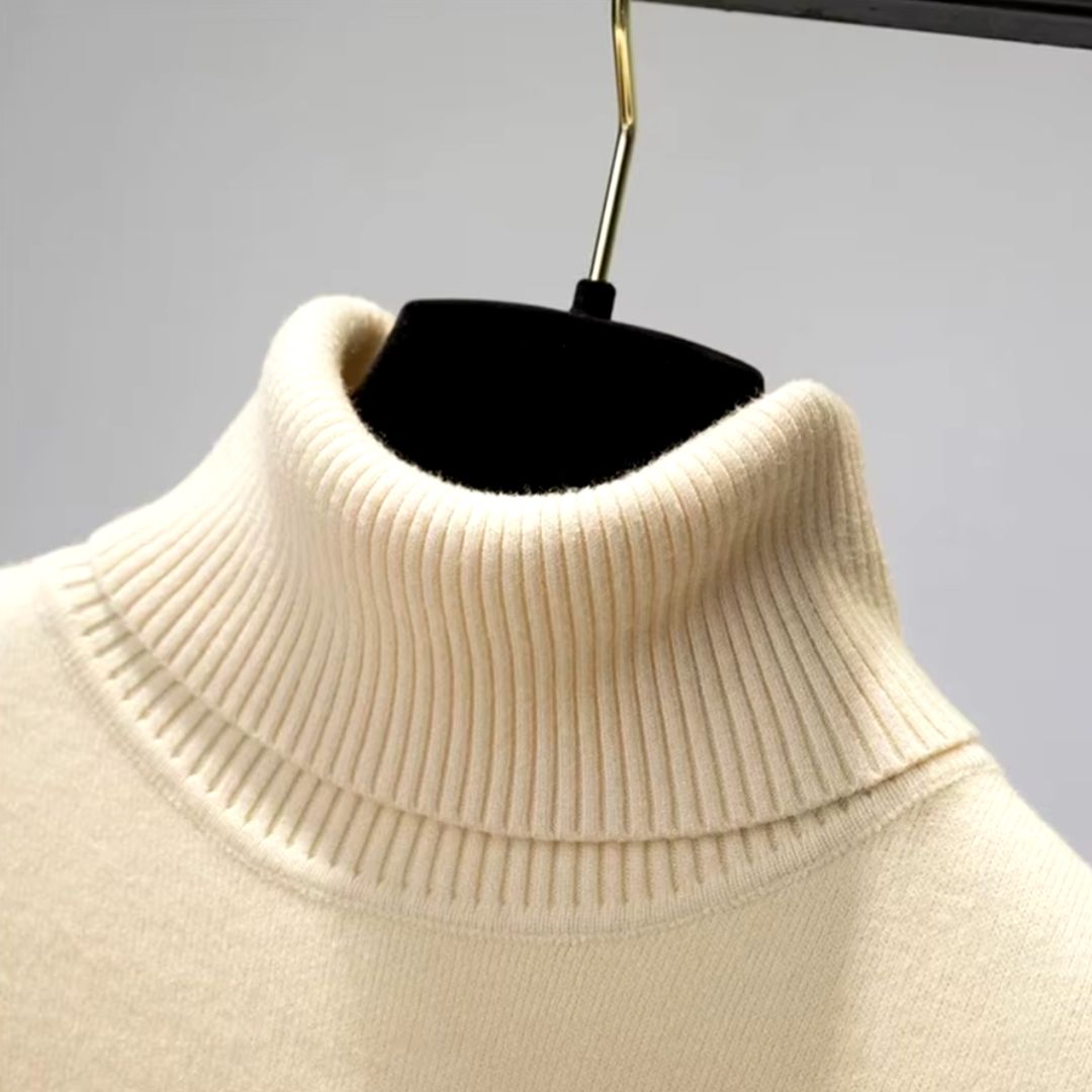 LilyMae | Fleece-Lined Turtleneck Jumper