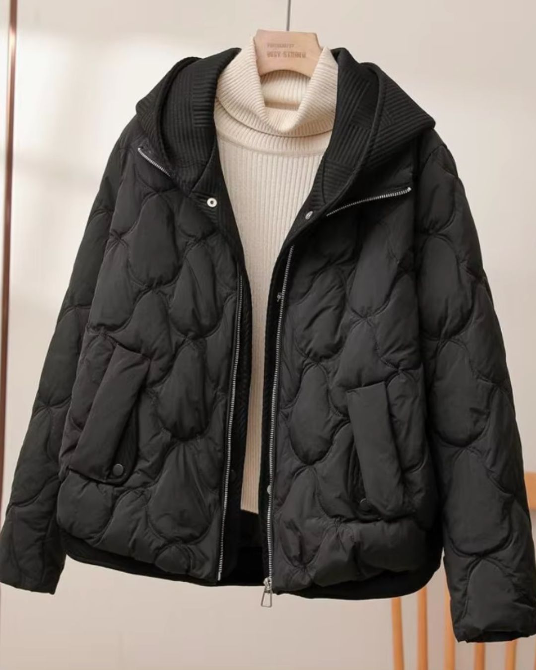 LilyMae | Warm Quilted Jacket With Hood