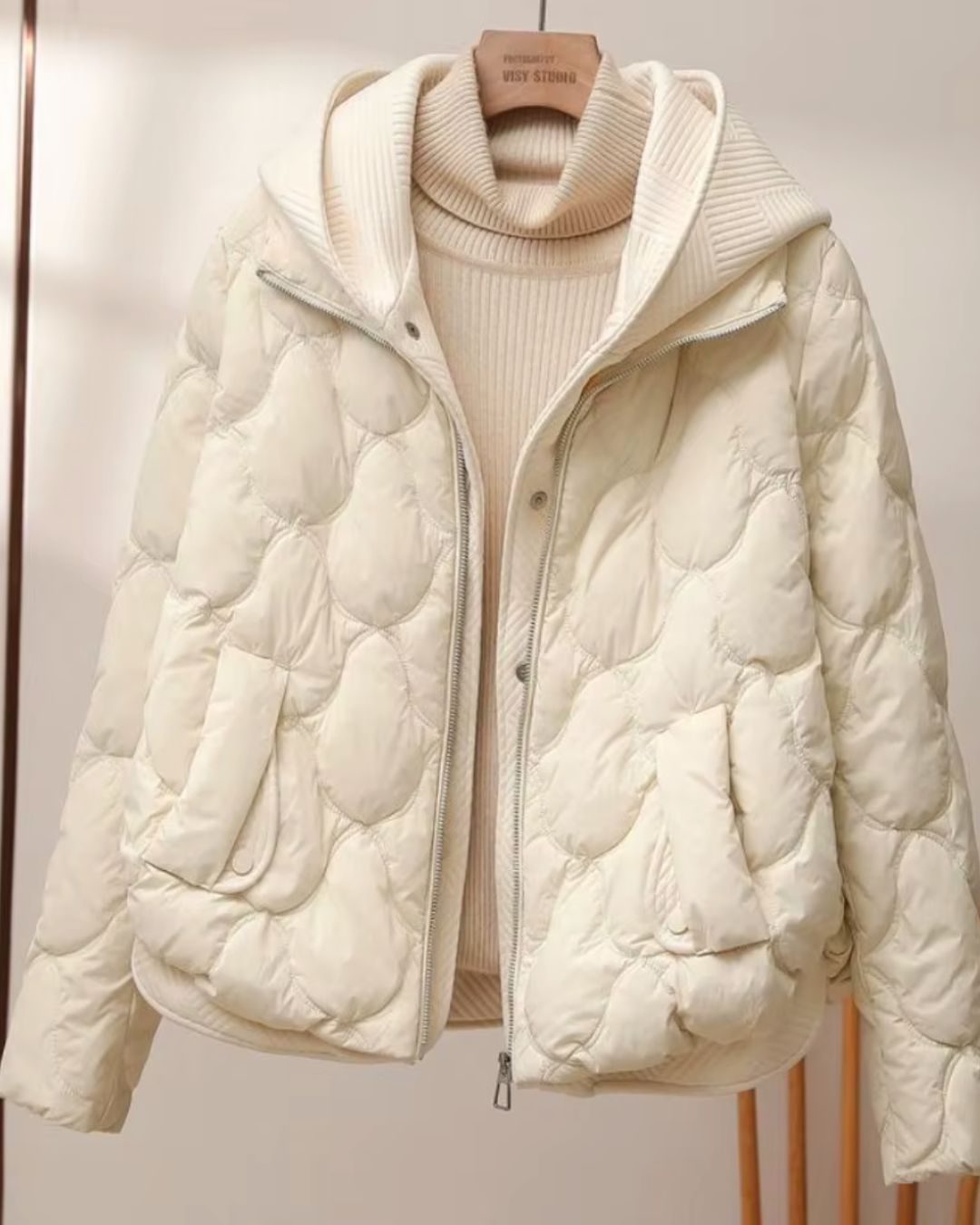 LilyMae | Warm Quilted Jacket With Hood