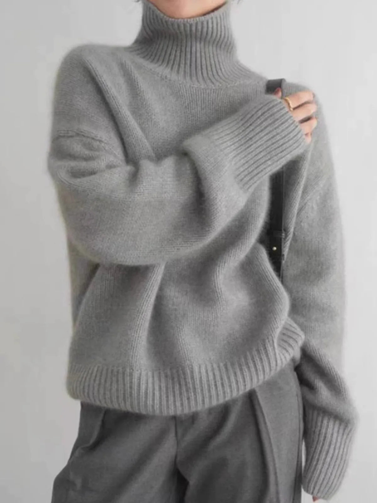 LilyMae | Soft High Neck Jumper