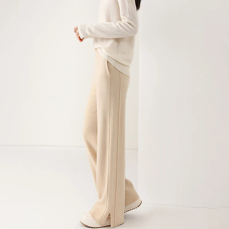 LilyMae | Stylish Wool Trousers