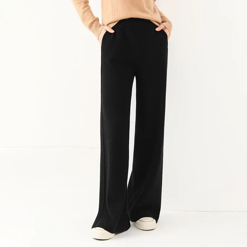 LilyMae | Stylish Wool Trousers